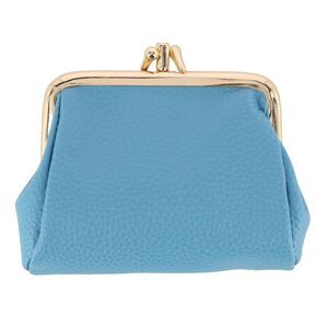 Julia Buxton Women's Premium Faux Leather Triple Frame Coin Purse Wallet